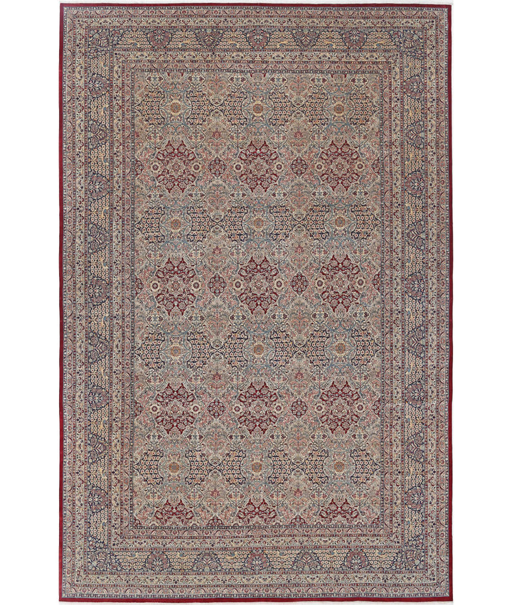 Red Pakistani Oriental Rug 12' 0" x 18' 3" Hand-Knotted | No. AT64984