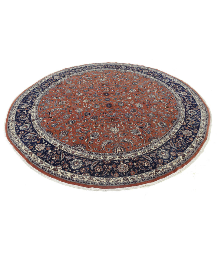 Afghan Oriental Rug 9'1" x 9'2" Hand-Knotted | No. AT41752