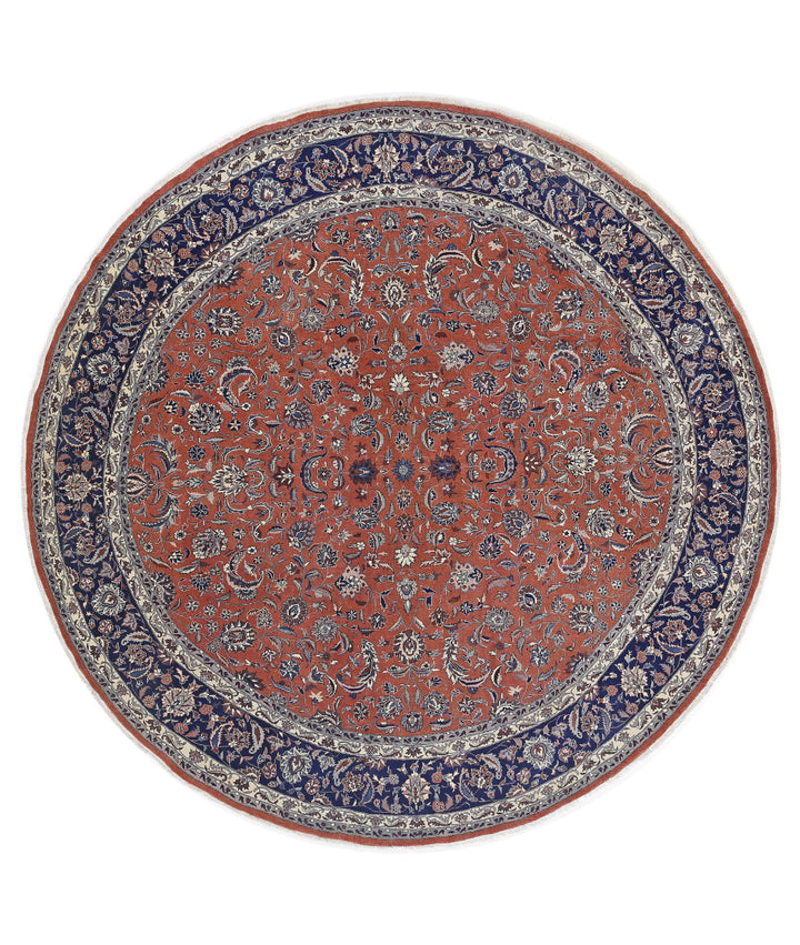 Afghan Oriental Rug 9'1" x 9'2" Hand-Knotted | No. AT41752