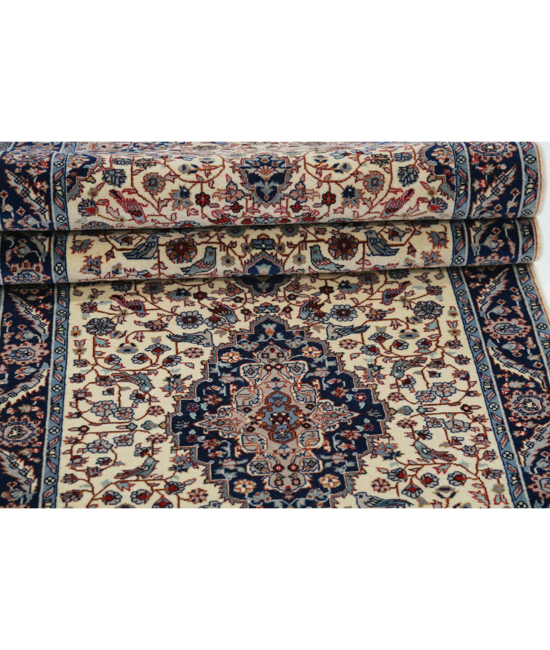 Ivory Pakistani Heritage Rug 2' 8" x 13' 1" Hand-Knotted | No. AT92393