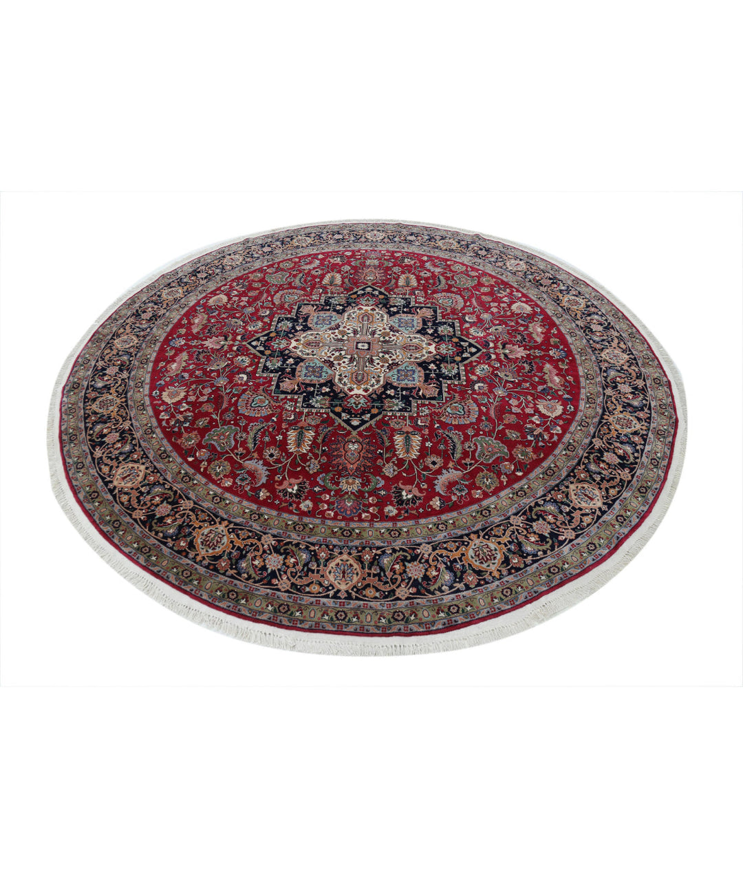 Oriental Rug 8' 0" x 8' 3" Hand-Knotted | No. AT73196