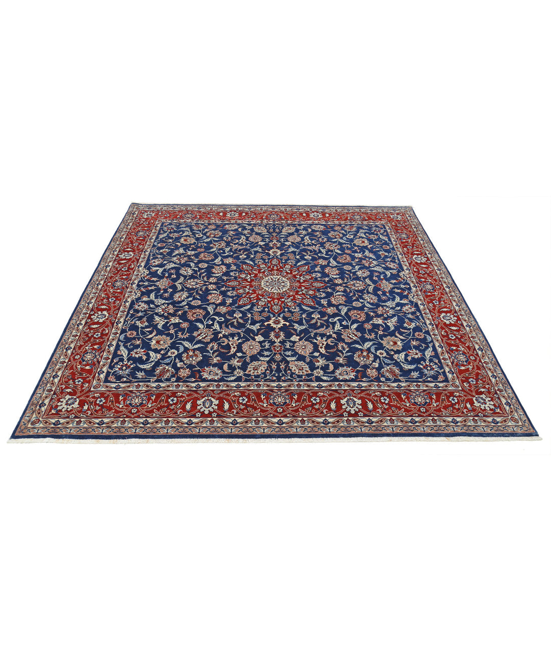 Afghan Oriental Rug 6' 6" x 6' 8" Hand-Knotted | No. AT73370