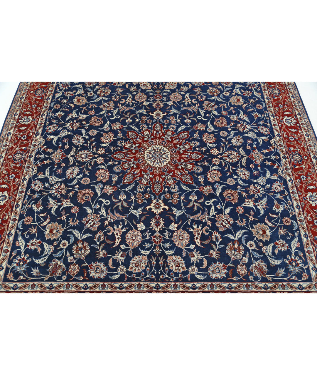 Afghan Oriental Rug 6' 6" x 6' 8" Hand-Knotted | No. AT73370