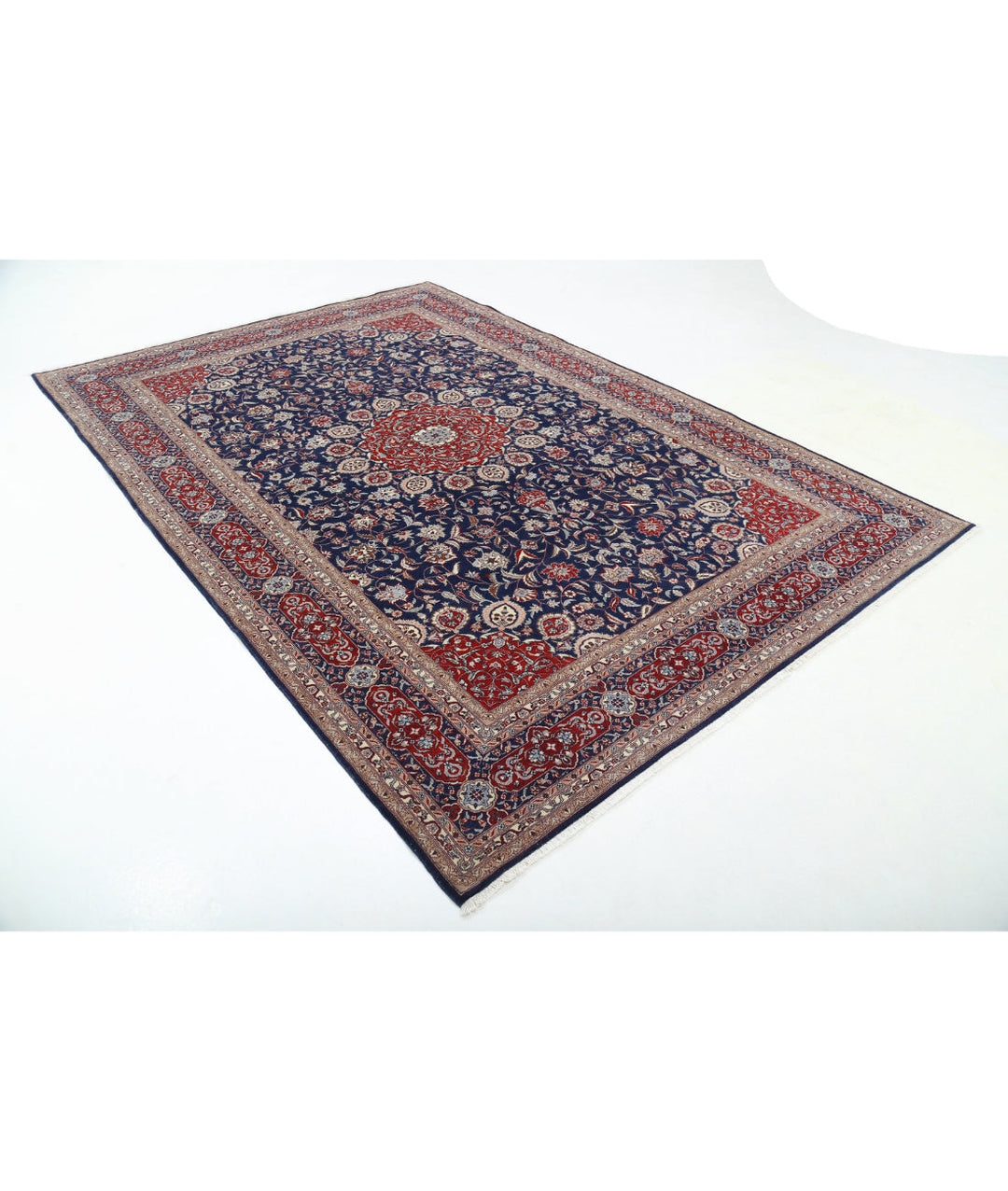 Afghan Oriental Rug 6' 8" x 9' 10" Hand-Knotted | No. AT79241