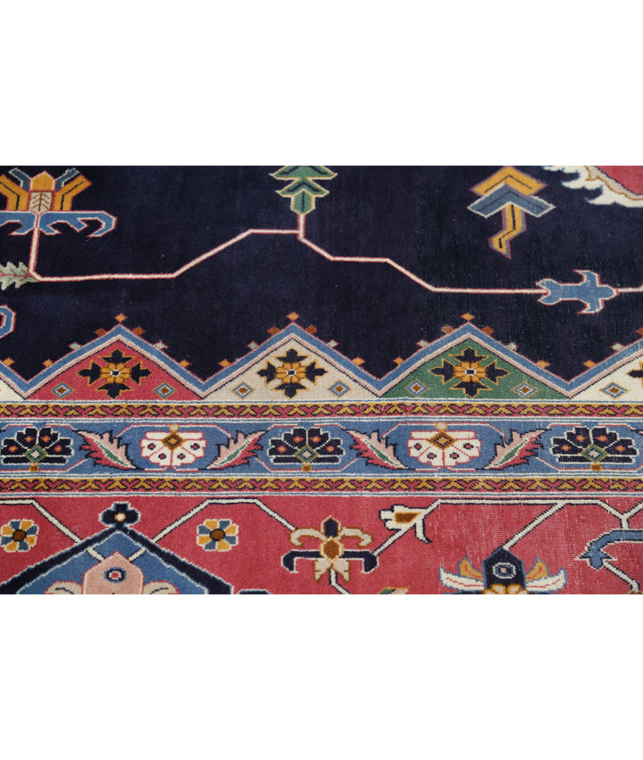 Afghan Heriz Rug 9' 11" x 14' 6" Hand-Knotted | No. AT79649