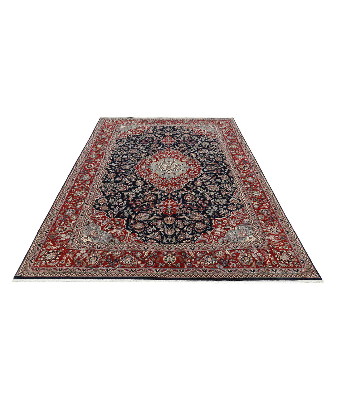 Pakistani Oriental Rug 6' 0" x 9' 0" Hand-Knotted | No. AT69432