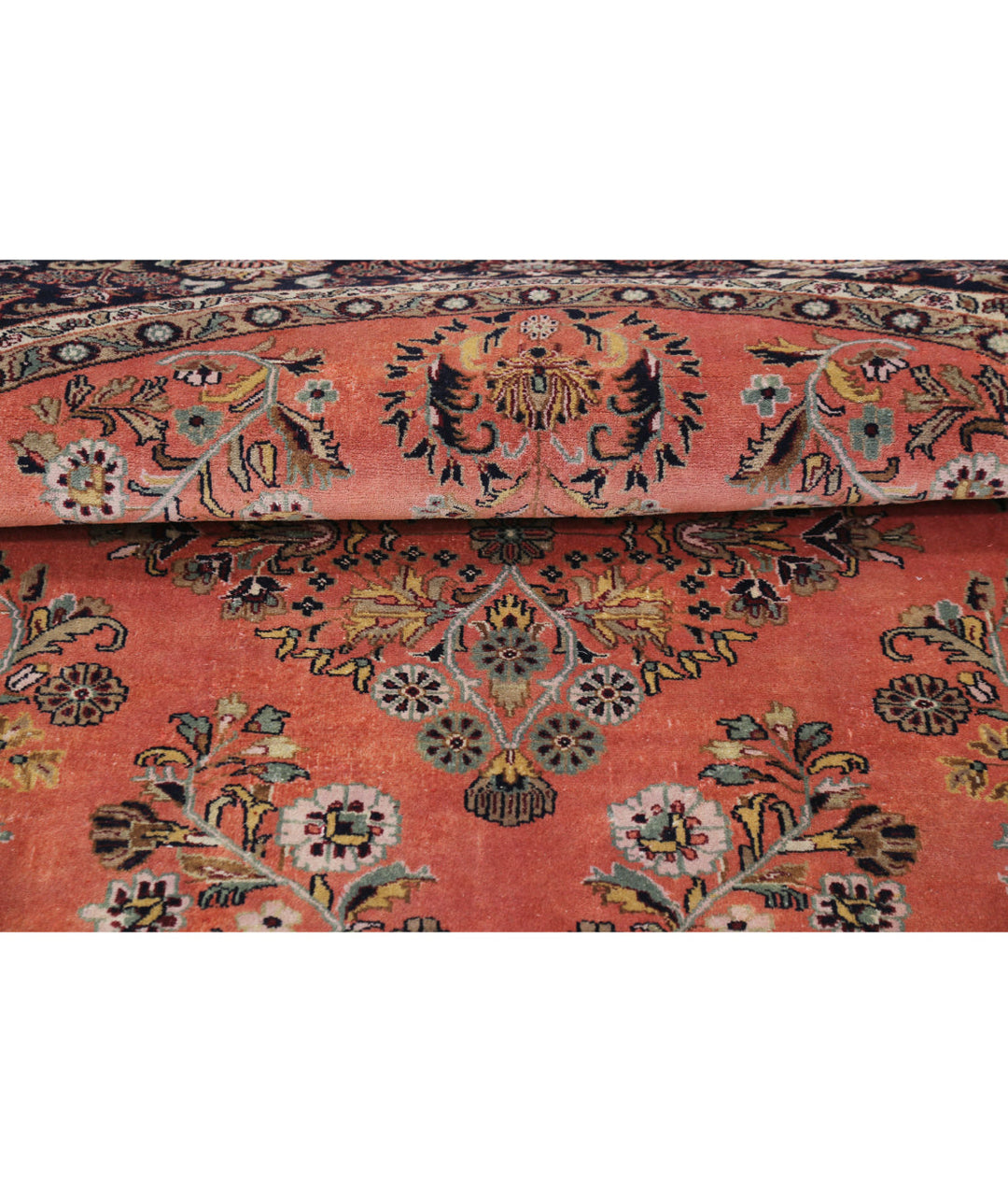 Afghan Oriental Rug 7' 8" x 7' 10" Hand-Knotted | No. AT49961