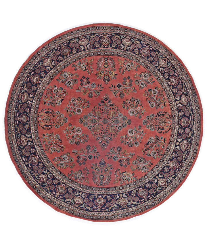 Afghan Oriental Rug 7' 8" x 7' 10" Hand-Knotted | No. AT49961