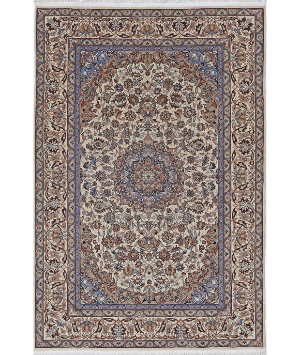 Hand Knotted Heritage Oriental  Wool Rug 4' 0" x 5' 11" - No. AT97567