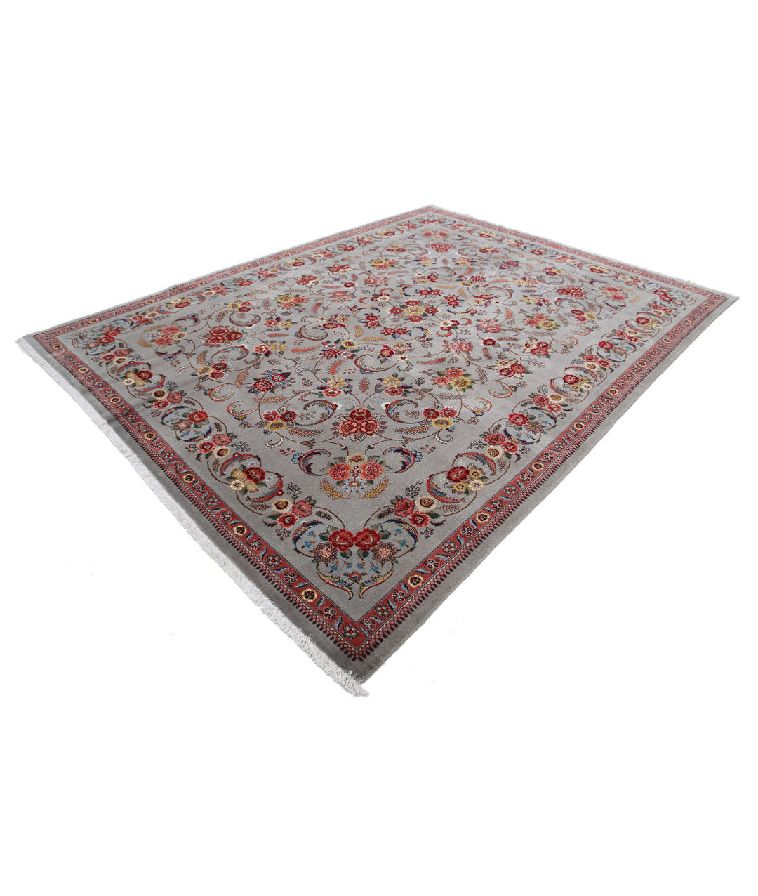 Pakistani Oriental Rug 8' 6" x 11' 3" Hand-Knotted | No. AT71228