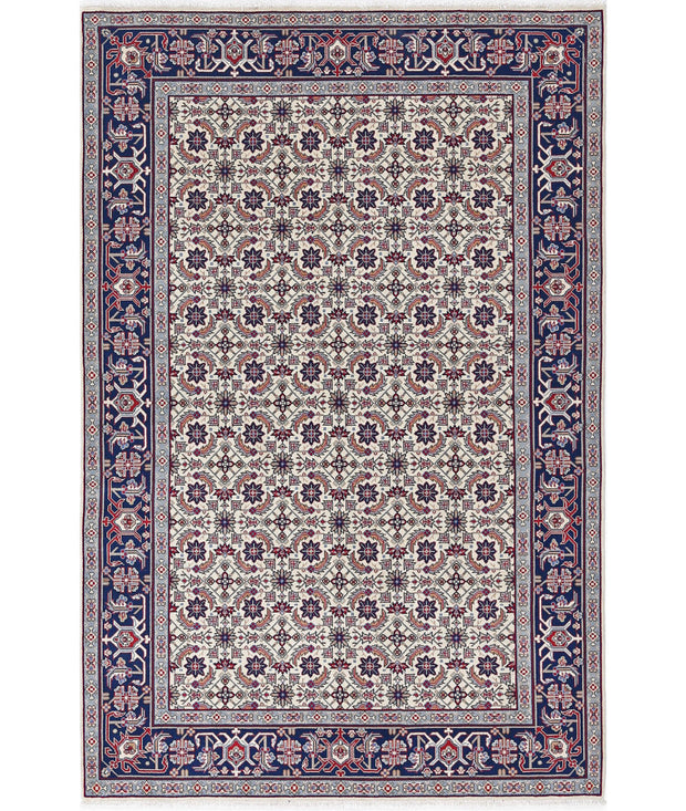 Hand Knotted Heritage Oriental  Wool Rug 4' 0" x 6' 1" - No. AT55224