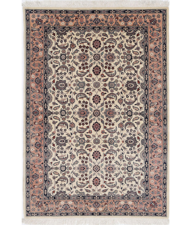 Hand Knotted Heritage Oriental  Wool Rug 4' 2" x 6' 1" - No. AT23623