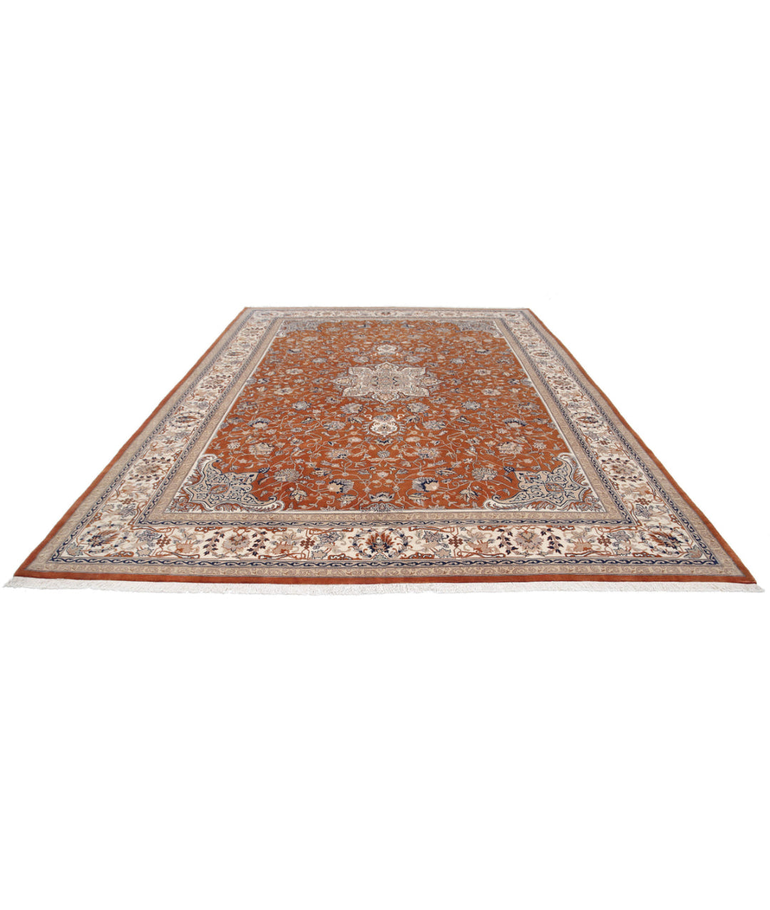 Hand Knotted Heritage Fine Oriental Wool Rug 10' 2" x 13' 11" - No. AT316832