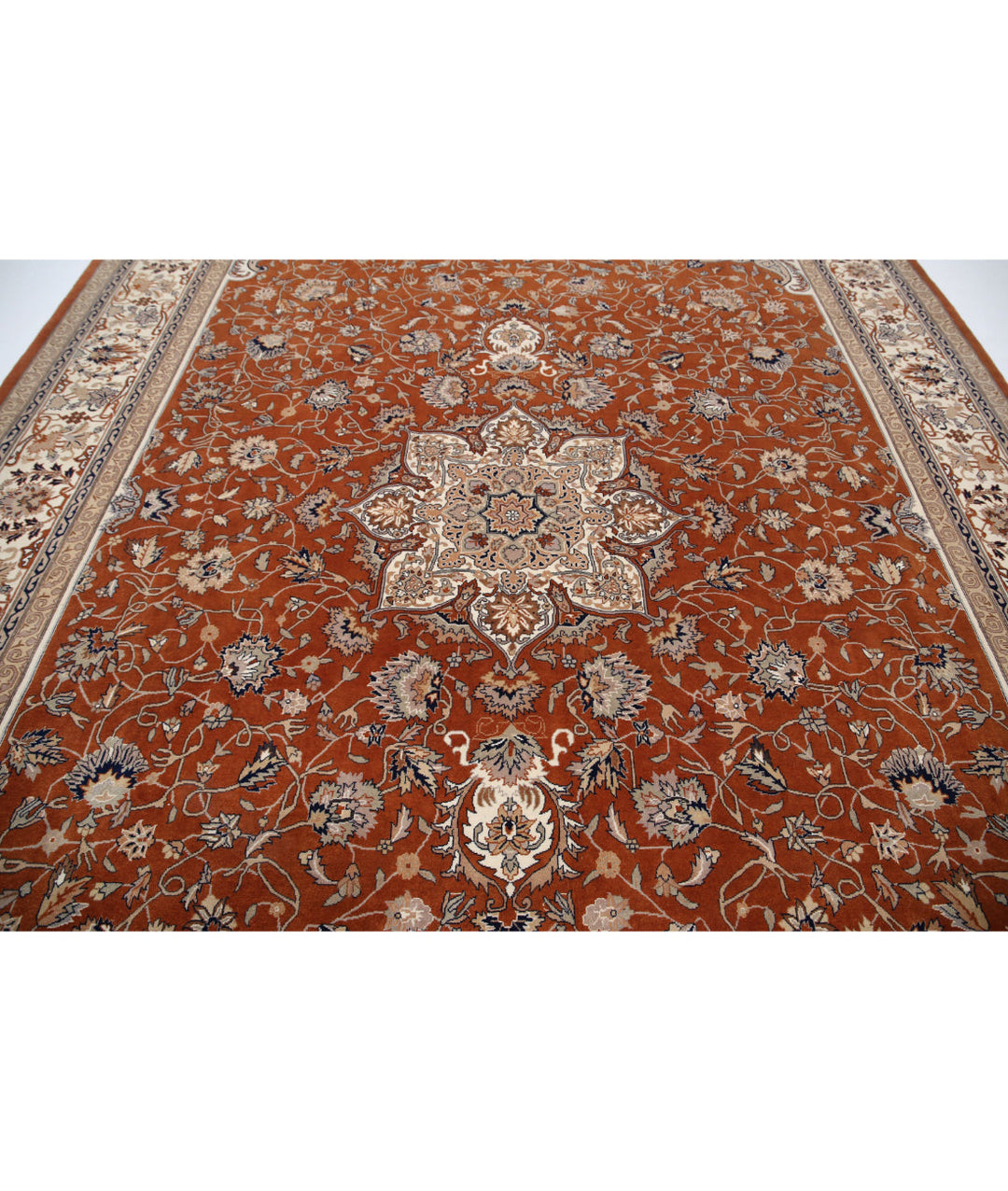 Hand Knotted Heritage Fine Oriental Wool Rug 10' 2" x 13' 11" - No. AT316832