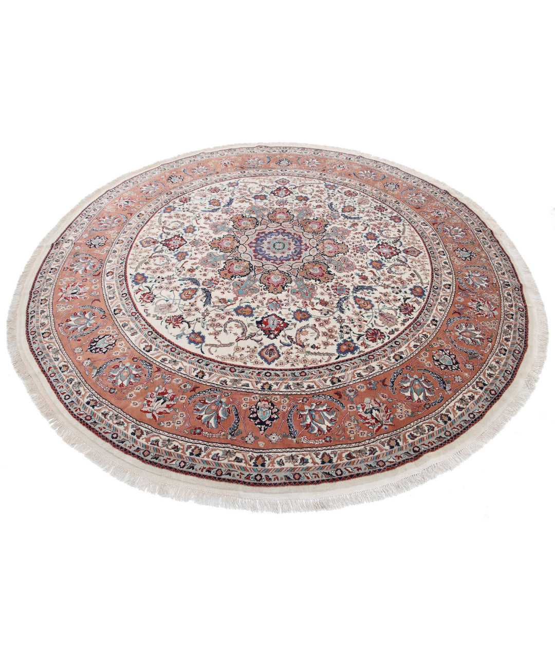 Afghan Oriental Rug 8' 0" x 8' 0" Hand-Knotted | No. AT54668