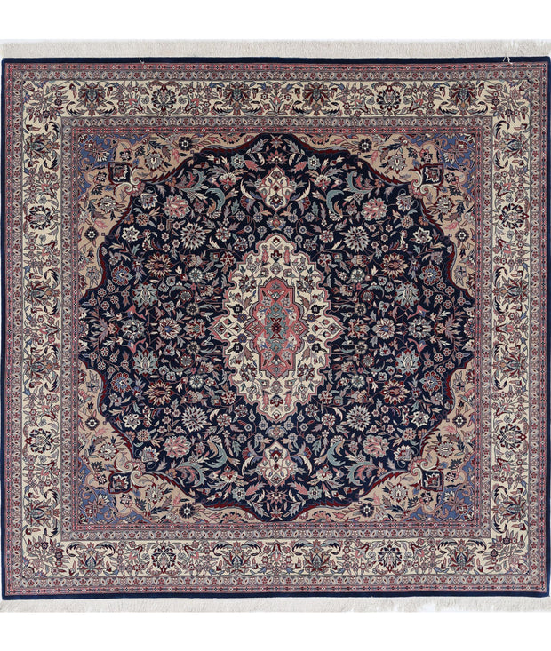 Hand Knotted Heritage Fine Oriental Wool Rug 7' 0" x 7' 2" - No. AT65696