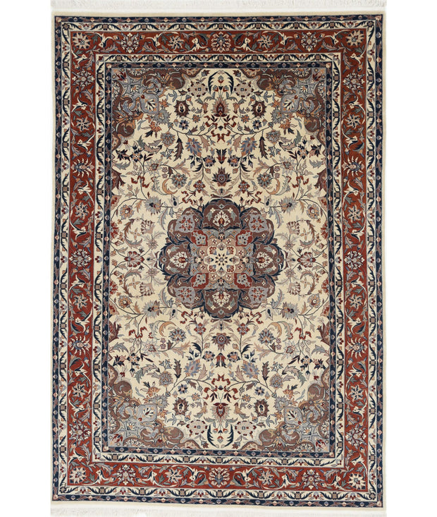Hand Knotted Heritage Fine Oriental Wool Rug 6' 0" x 8' 11" - No. AT17456