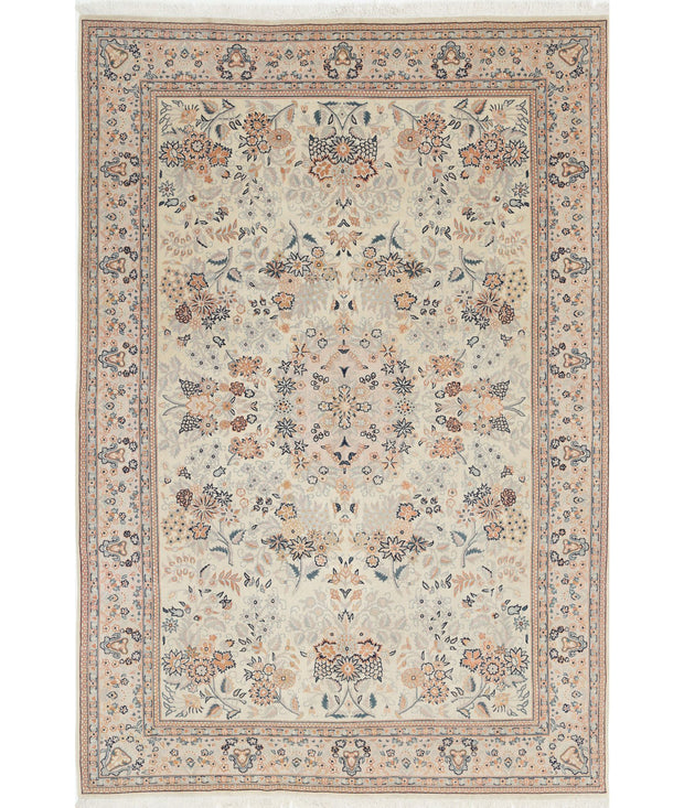 Hand Knotted Heritage Fine Oriental Wool Rug 6' 0" x 9' 0" - No. AT10246
