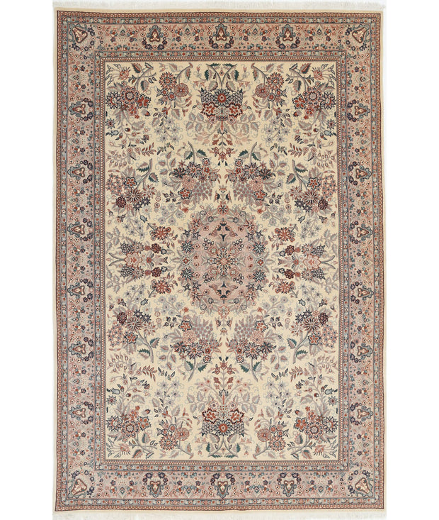 Hand Knotted Heritage Fine Oriental Wool Rug 6' 1" x 9' 2" - No. AT65865