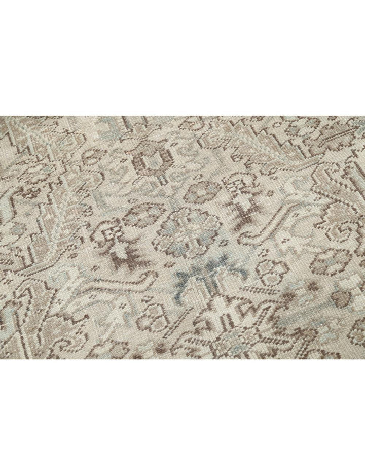 Afghan Heriz Rug 7' 0" x 8' 11" Hand-Knotted | No. AT20225