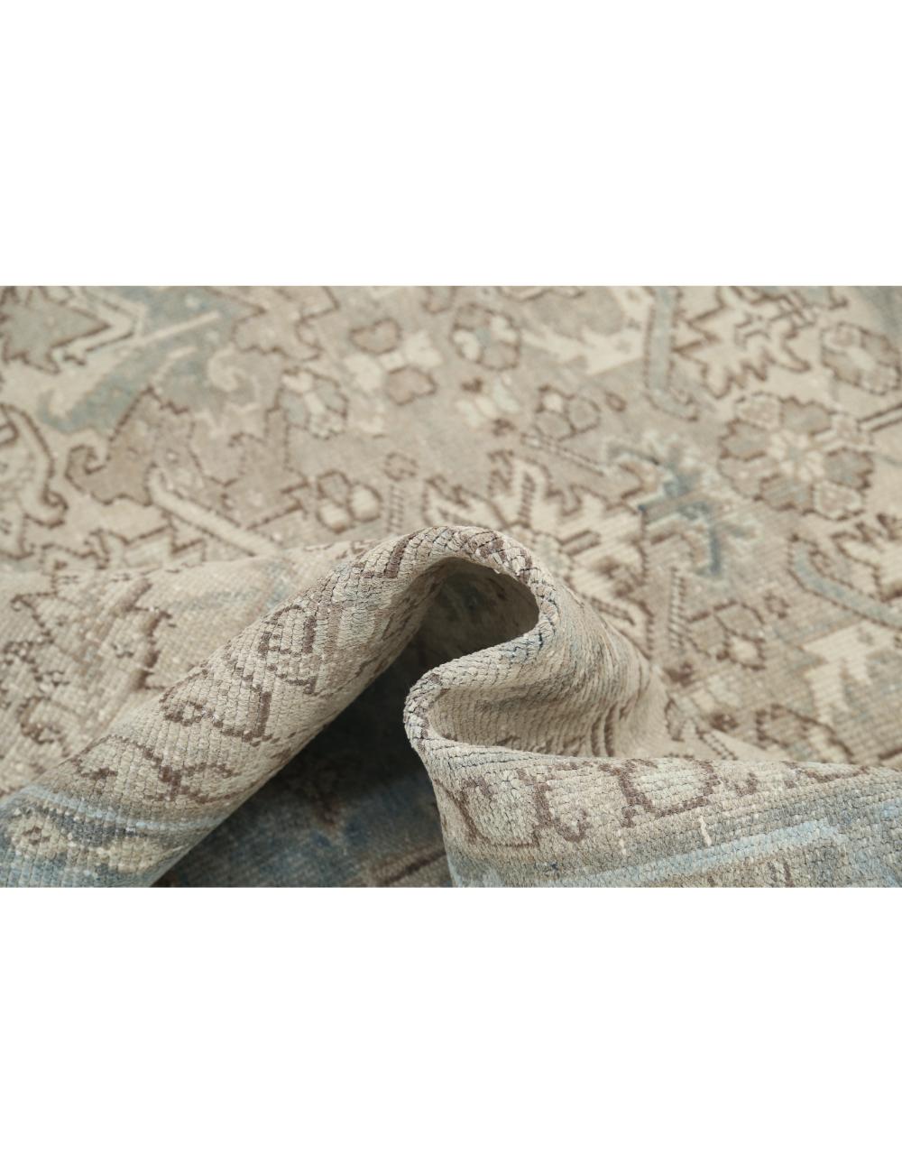 Afghan Heriz Rug 7' 0" x 8' 11" Hand-Knotted | No. AT20225