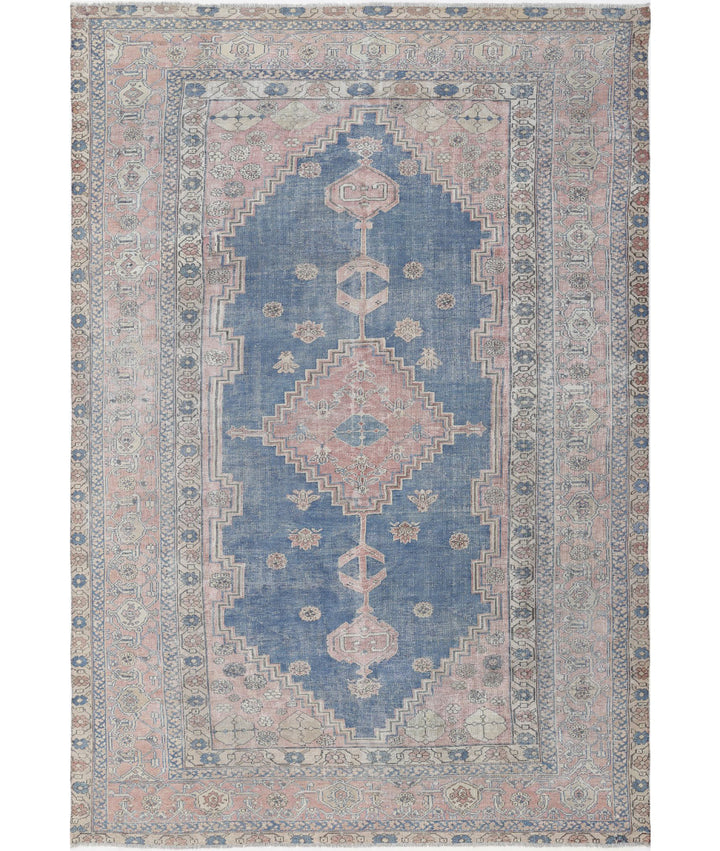 Afghan Heriz Rug 9' 6" x 14' 0" Hand-Knotted | No. AT40922