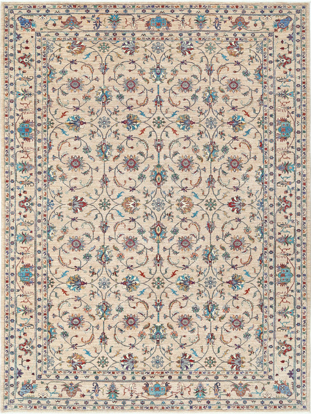 Hand Knotted Jasmine Sultani Wool Rug 9' 0" x 11' 11" - No. AT72190