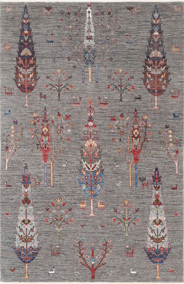 Hand Knotted Bakshaish Sultani Wool Rug 5' 8" x 9' 0" - No. AT31252