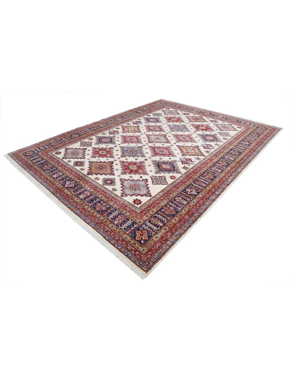 Hand Knotted Royal Kazak Wool Rug 9' 2" x 12' 0" - No. AT91084