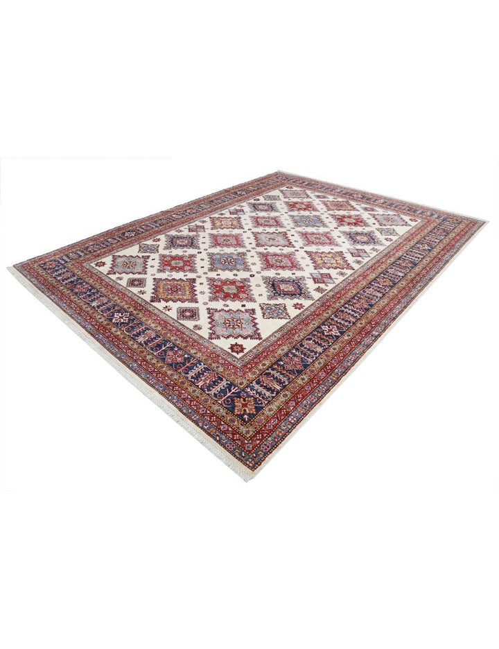 Hand Knotted Royal Kazak Wool Rug 9' 2" x 12' 0" - No. AT91084