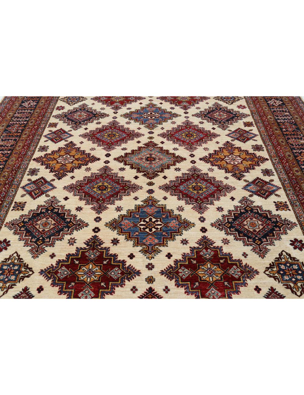 Hand Knotted Royal Kazak Wool Rug 9' 2" x 12' 0" - No. AT91084