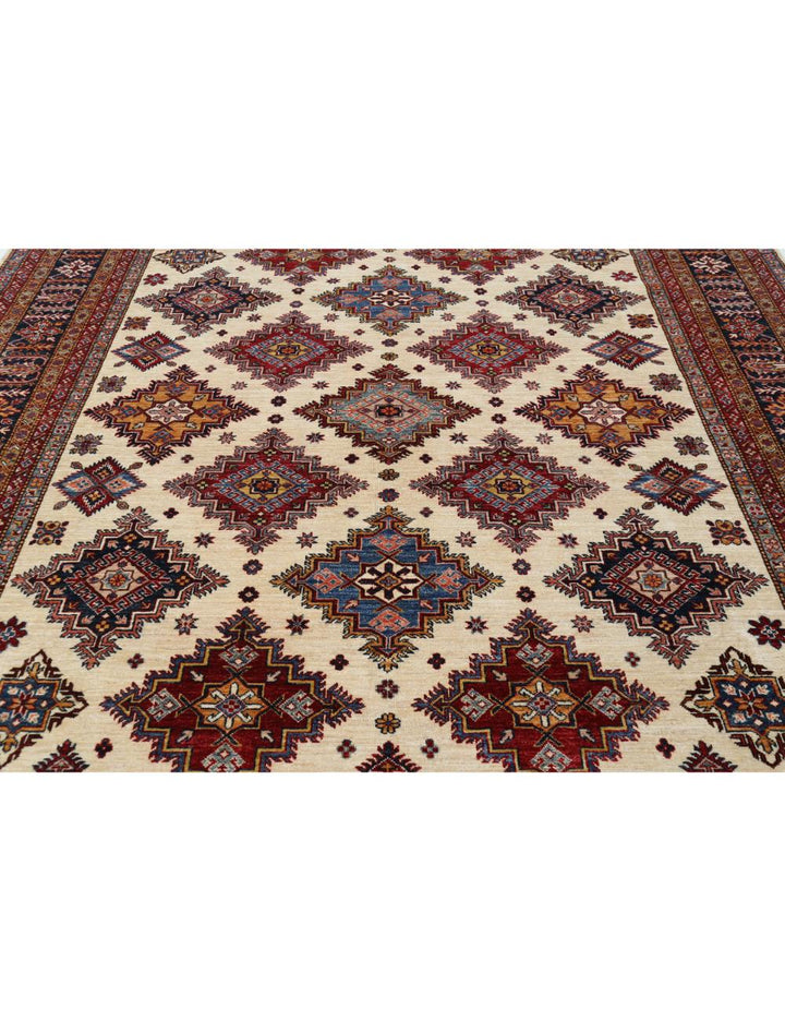 Hand Knotted Royal Kazak Wool Rug 9' 2" x 12' 0" - No. AT91084