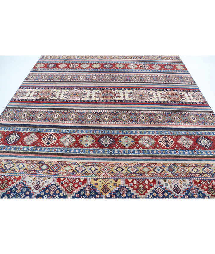 Afghan Khurjeen Rug 8' 8" x 11' 8" Hand-Knotted | No. AT19646