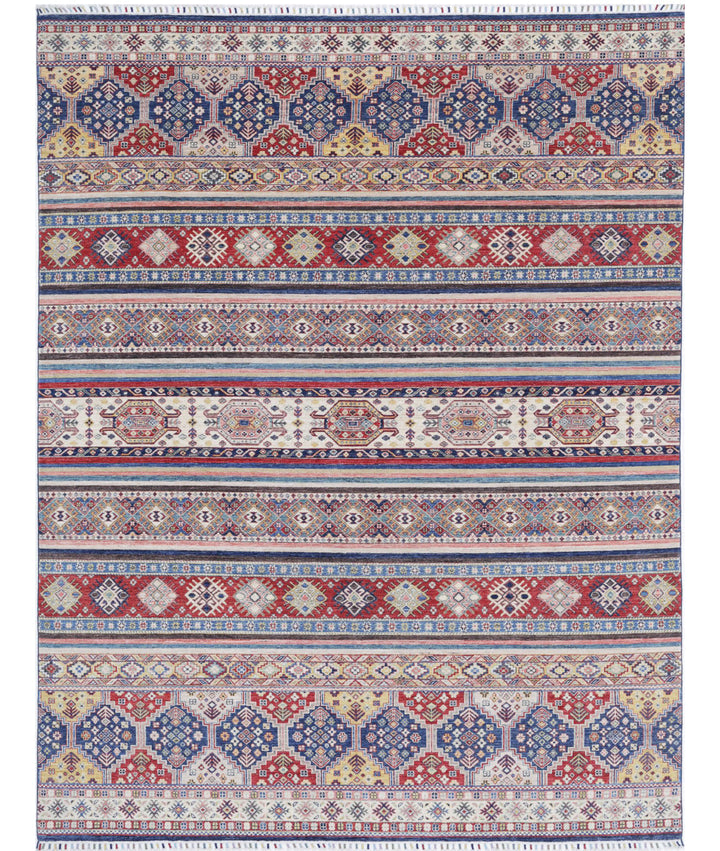Afghan Khurjeen Rug 8' 8" x 11' 8" Hand-Knotted | No. AT19646