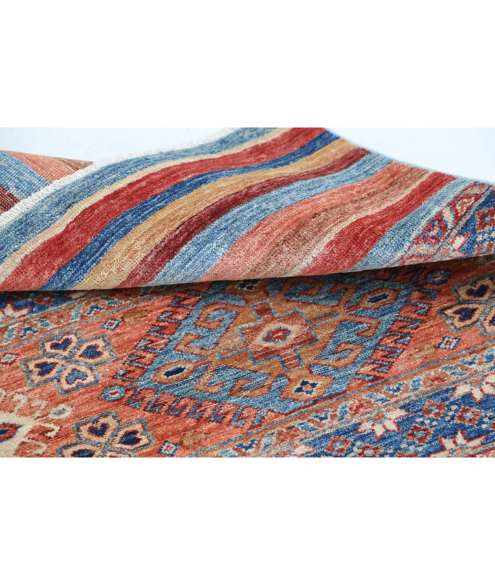 Afghan Khurjeen Rug 2' 9" x 3' 8" Hand-Knotted | No. AT25142