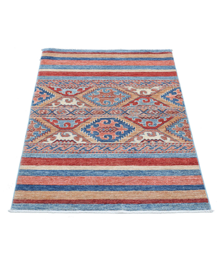 Hand Knotted Khurjeen Wool Rug 2' 8" x 3' 10" - No. AT443832
