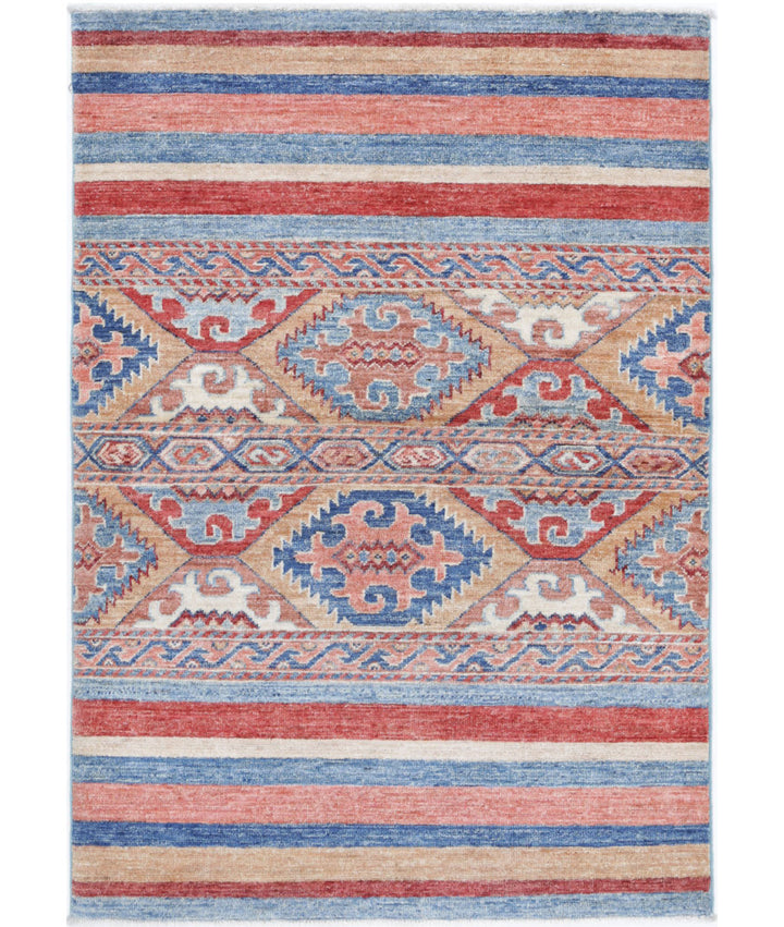 Hand Knotted Khurjeen Wool Rug 2' 8" x 3' 10" - No. AT443832