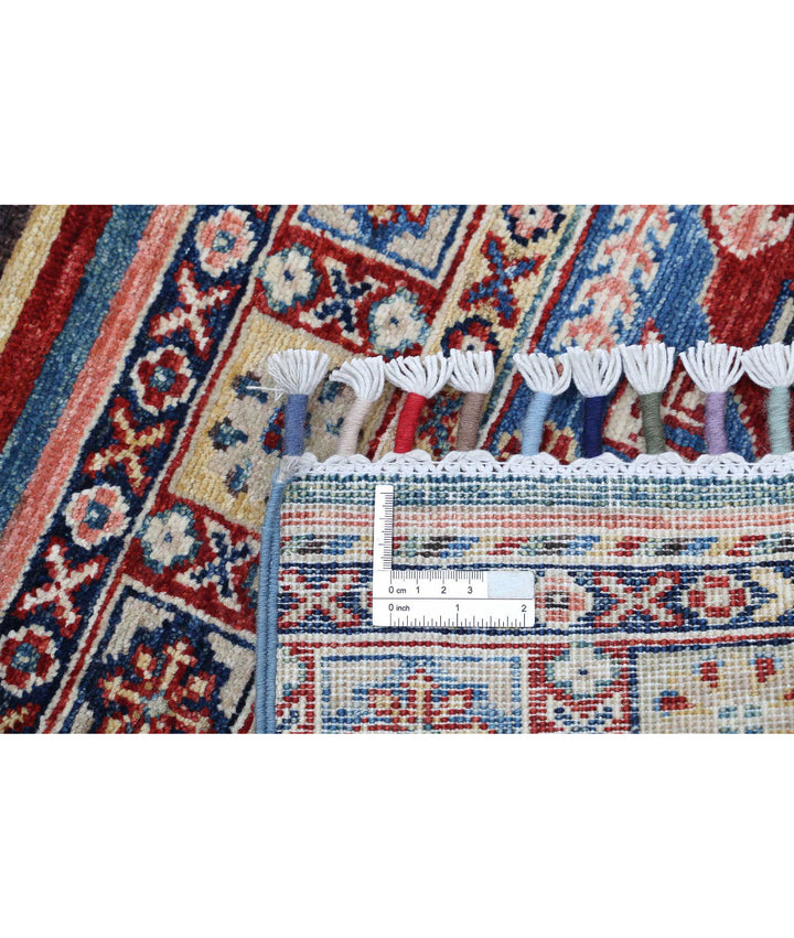 Afghan Khurjeen Rug 2' 8" x 8' 0" Hand-Knotted | No. AT55892