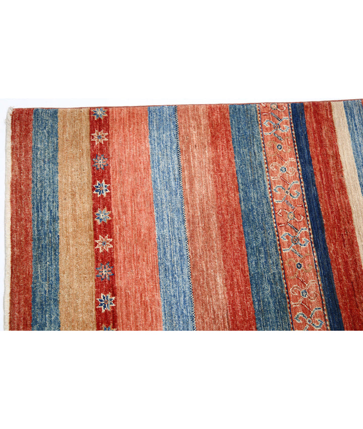 Afghan Khurjeen Rug 5' 6" x 7' 8" Hand-Knotted | No. AT47310