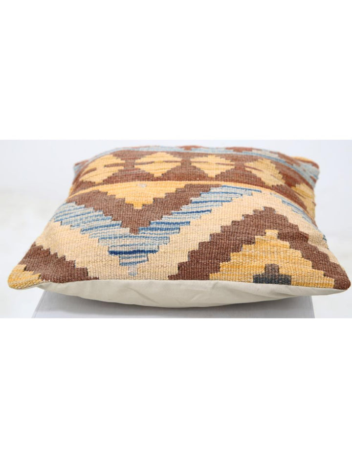 Afghan Tribal Pillow 1' 5" x 1' 5" Hand-Woven view