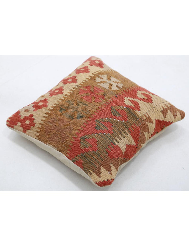 Afghan Tribal Pillow 1' 5" x 1' 5" Hand-Woven view