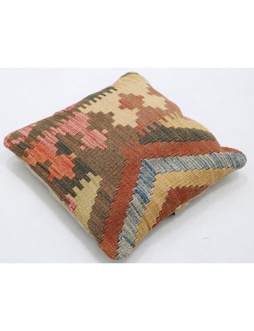 Afghan Tribal Pillow 1' 5" x 1' 5" Hand-Woven view