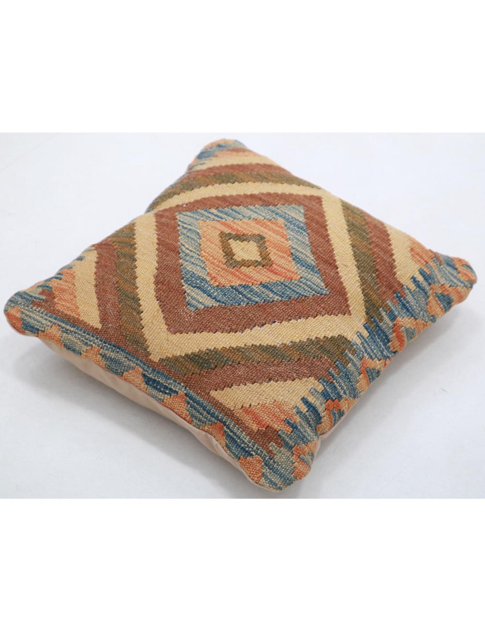 Afghan Tribal Pillow 1' 5" x 1' 5" Hand-Woven view