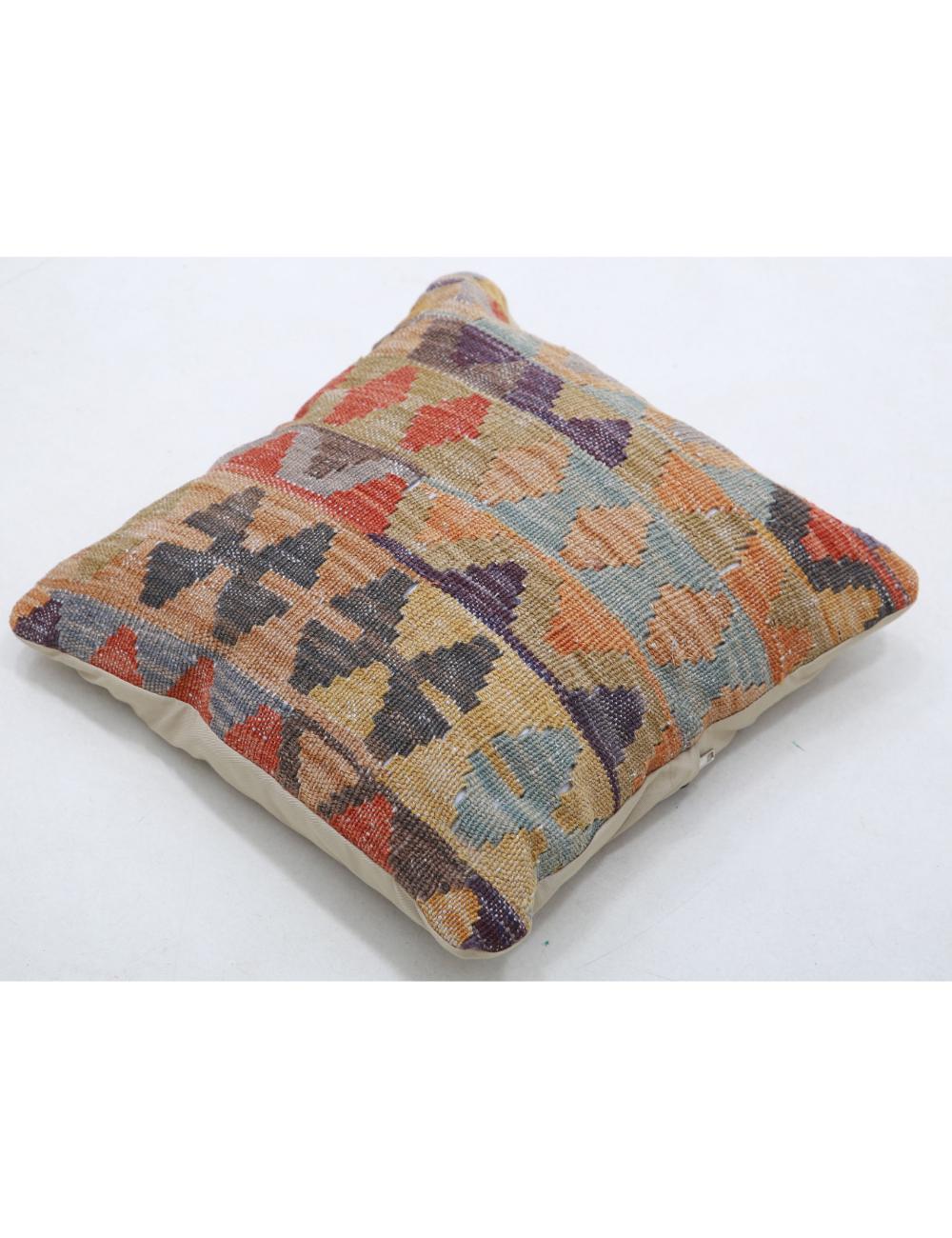 Afghan Tribal Rug 1' 5" x 1' 5" Hand-Woven view