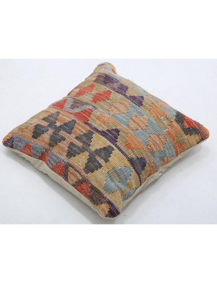 Afghan Tribal Rug 1' 5" x 1' 5" Hand-Woven view