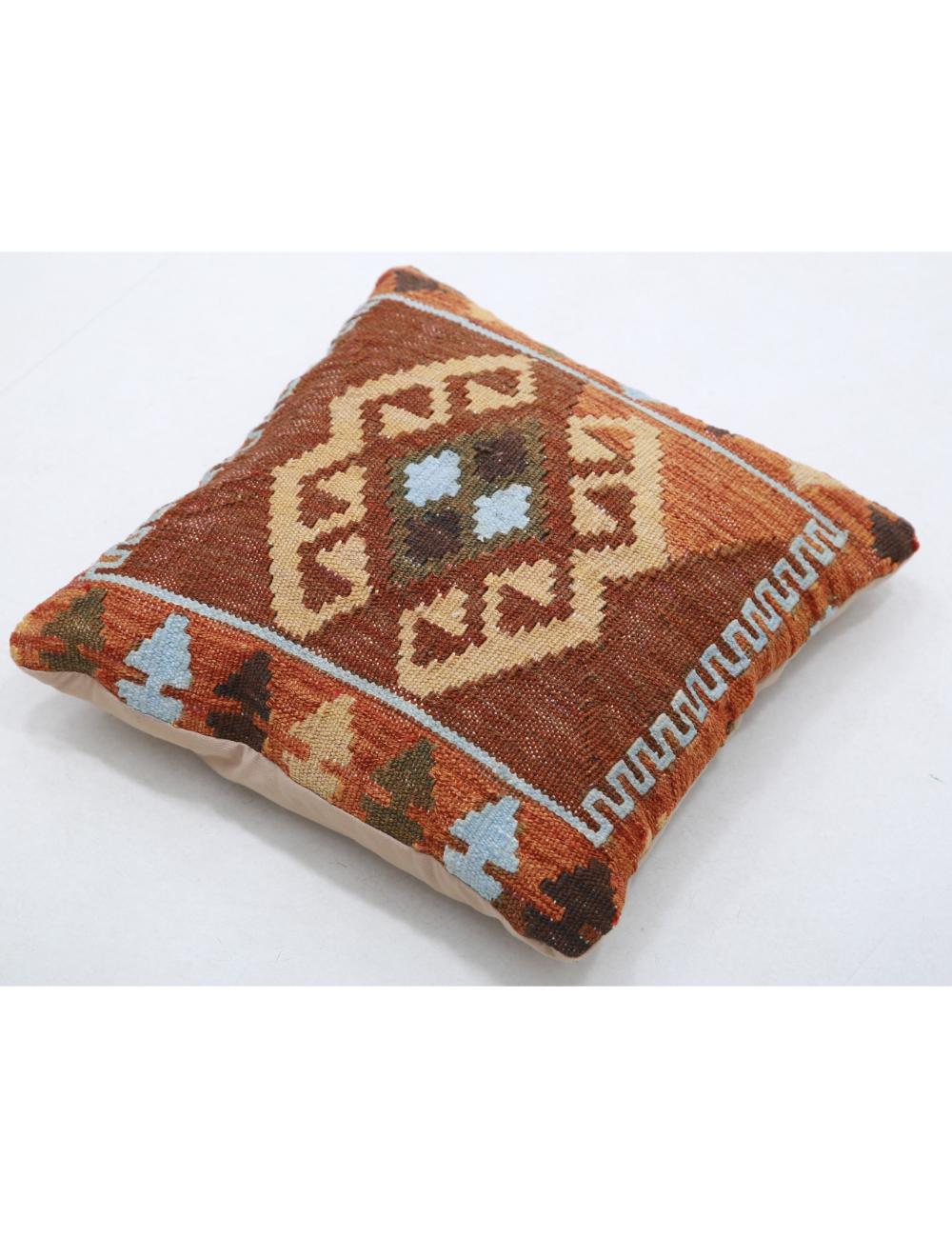 Afghan Tribal Pillow 1' 5" x 1' 5" Hand-Woven view