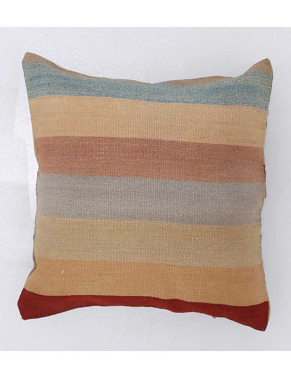 Afghan Tribal Pillow 1' 5" x 1' 5" Hand-Woven