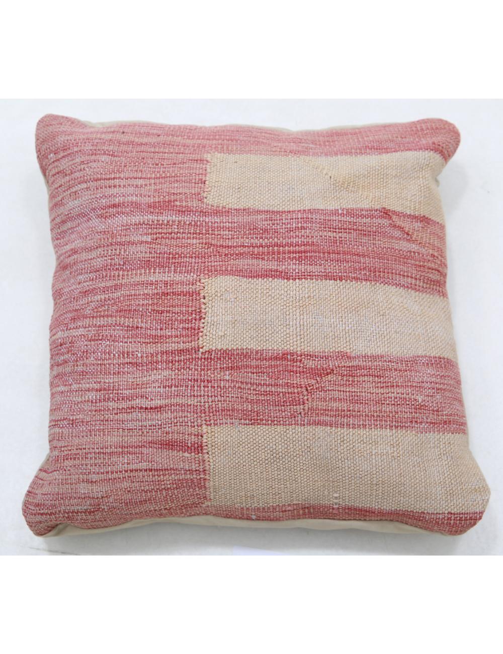 Afghan Tribal Pillow 1' 5" x 1' 5" Hand-Woven