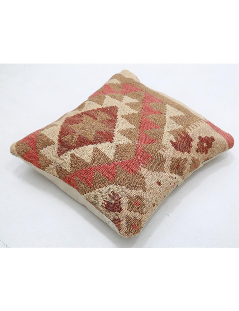Afghan Tribal Pillow 1' 5" x 1' 5" Hand-Woven view