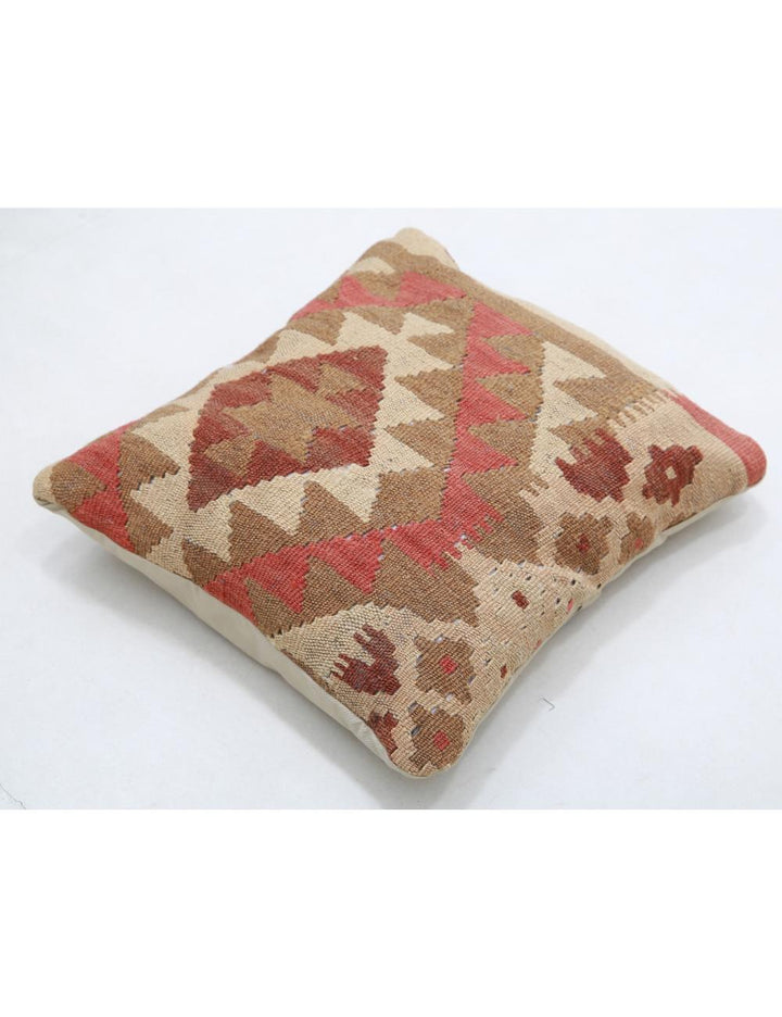 Afghan Tribal Pillow 1' 5" x 1' 5" Hand-Woven view